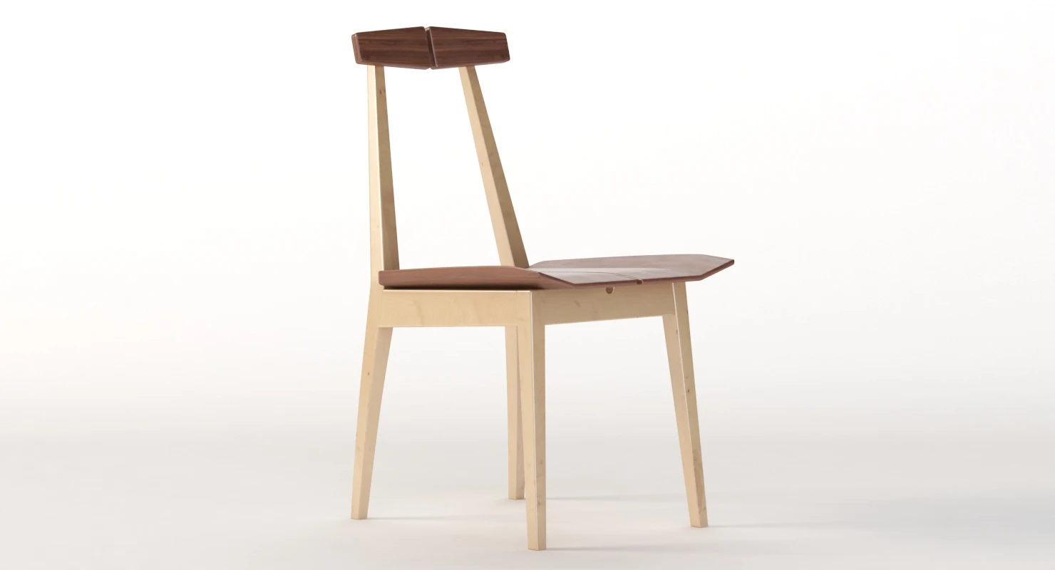 Design Bros Marumi Chair By Reiji Yamazaki 3D Model_03